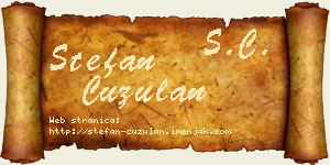 Stefan Ćuzulan vizit kartica